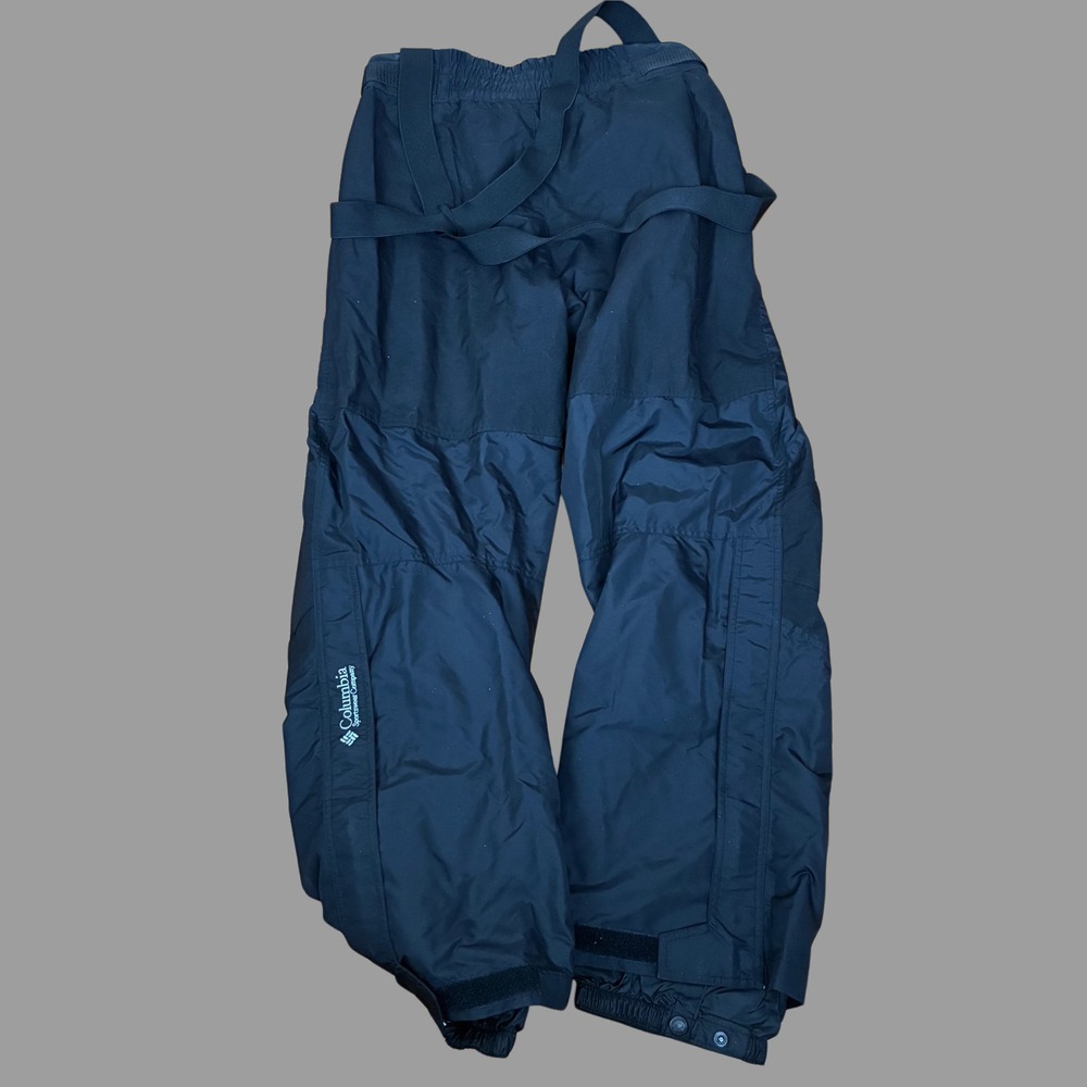 Columbia Sportswear Insulated Black Snow Pants Men's Size Small 29x30 Suspenders